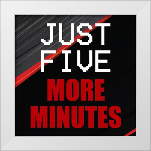 Gamer 1 White Modern Wood Framed Art Print by Bailey, Ann