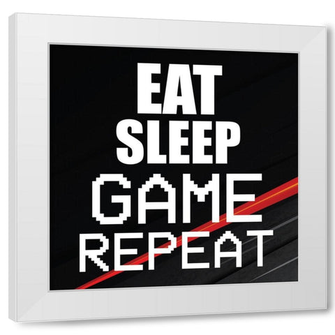 Gamer 2 White Modern Wood Framed Art Print by Bailey, Ann