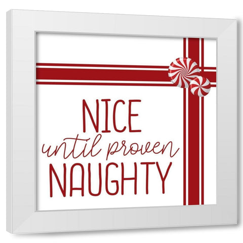 Nice Until White Modern Wood Framed Art Print by Bailey, Ann