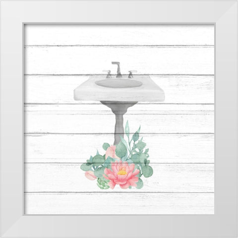 Rest 3 White Modern Wood Framed Art Print by Bailey, Ann