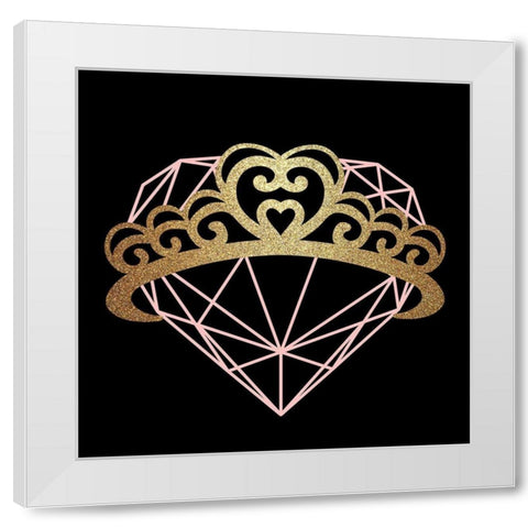 Little Princess 2 White Modern Wood Framed Art Print by Bailey, Ann