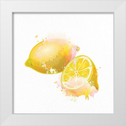 Fruit 1 White Modern Wood Framed Art Print by Bailey, Ann