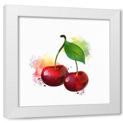 Fruit 2 White Modern Wood Framed Art Print by Bailey, Ann