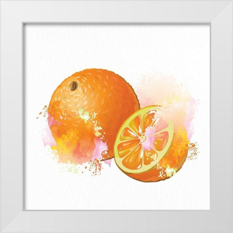 Fruit 3 White Modern Wood Framed Art Print by Bailey, Ann