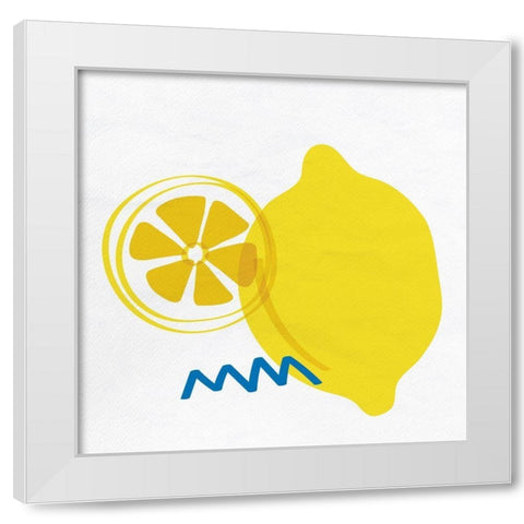 Lemon Drop 2 White Modern Wood Framed Art Print by Bailey, Ann