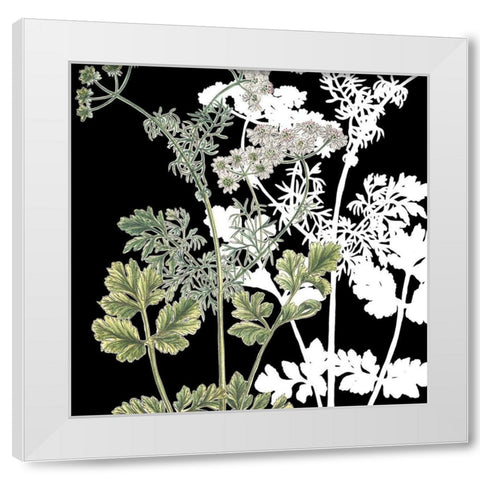 Botanical Sage and White 2 White Modern Wood Framed Art Print by Bailey, Ann