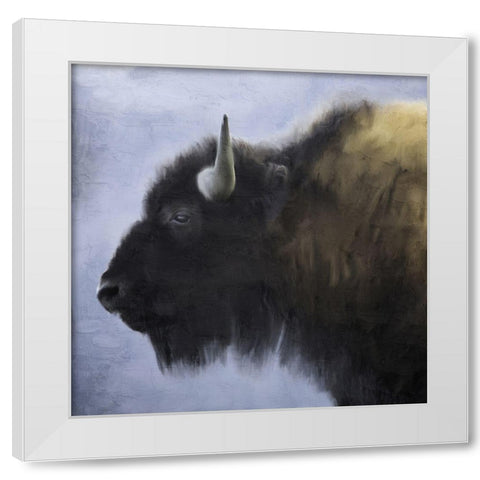 King White Modern Wood Framed Art Print by Bailey, Ann