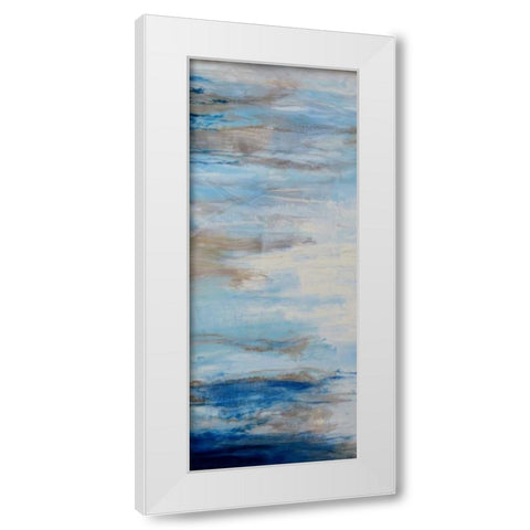 Heavenly 1 White Modern Wood Framed Art Print by Bilotta, Barbara