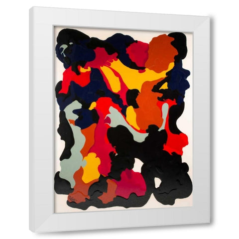 Hidden Figuires White Modern Wood Framed Art Print by Bilotta, Barbara