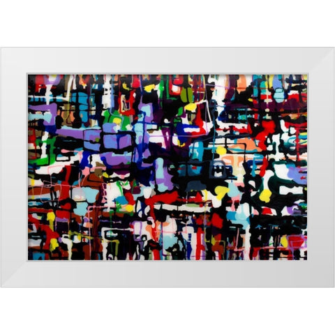 Unconditionally White Modern Wood Framed Art Print by Bilotta, Barbara