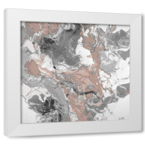 Hushed Concord White Modern Wood Framed Art Print by Bilotta, Barbara