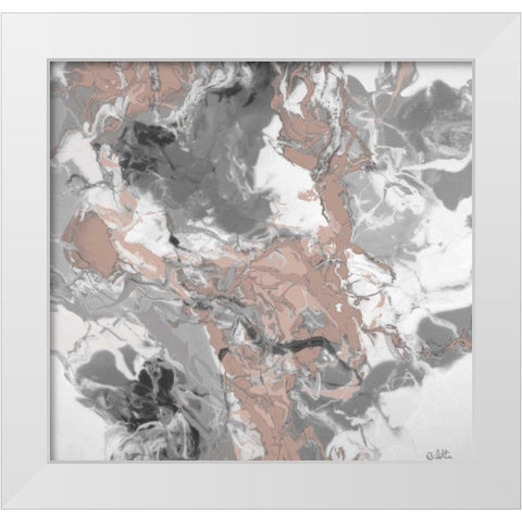 Hushed Concord White Modern Wood Framed Art Print by Bilotta, Barbara