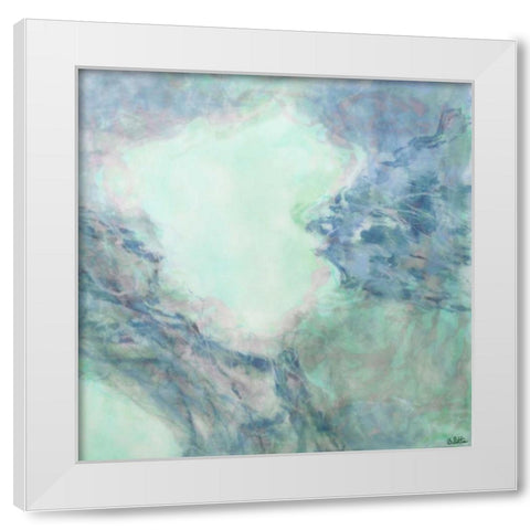 Centrifuge White Modern Wood Framed Art Print by Bilotta, Barbara