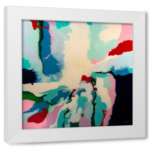Cotton Candy White Modern Wood Framed Art Print by Bilotta, Barbara