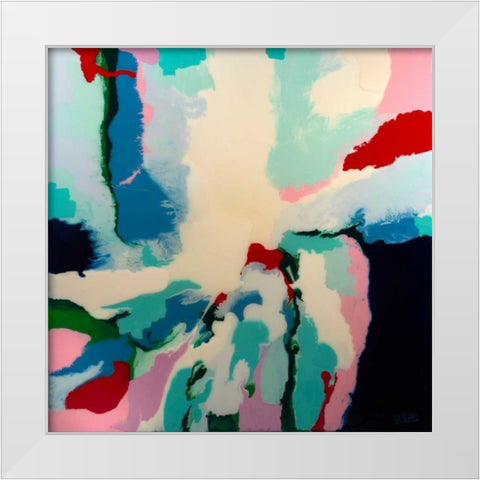 Cotton Candy White Modern Wood Framed Art Print by Bilotta, Barbara