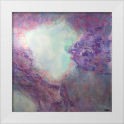 Heavenly Portal White Modern Wood Framed Art Print by Bilotta, Barbara
