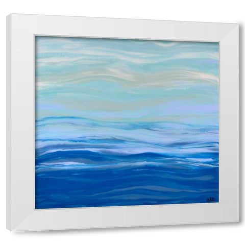Pure Water White Modern Wood Framed Art Print by Bilotta, Barbara