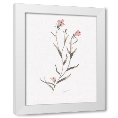 Wildflower Organics IV White Modern Wood Framed Art Print by Kimberly, Allen