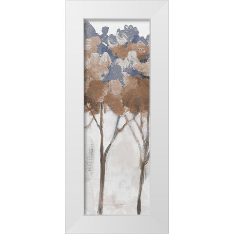 Woodland Forest 3 White Modern Wood Framed Art Print by Boho Hue Studio