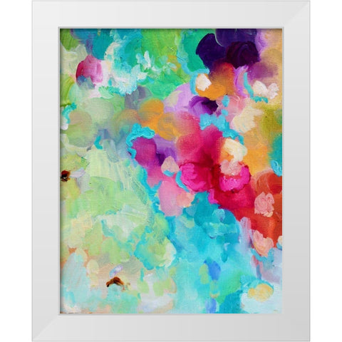 Phoenix Charmed White Modern Wood Framed Art Print by Boho Hue Studio
