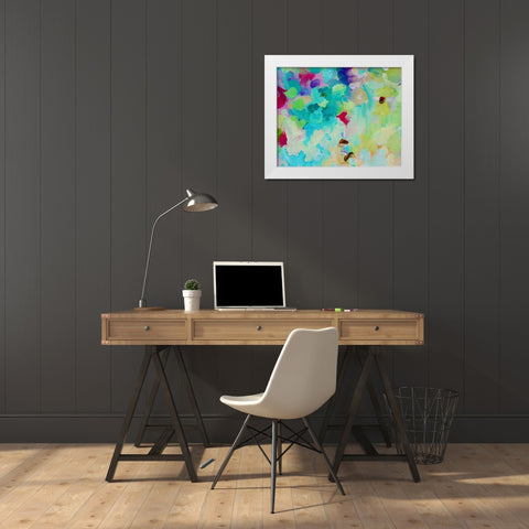 Phoenix Charmed 4 White Modern Wood Framed Art Print by Boho Hue Studio