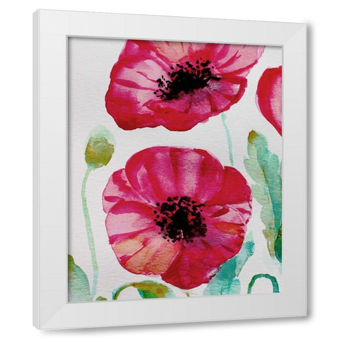 Pixie Pop 1 White Modern Wood Framed Art Print by Boho Hue Studio