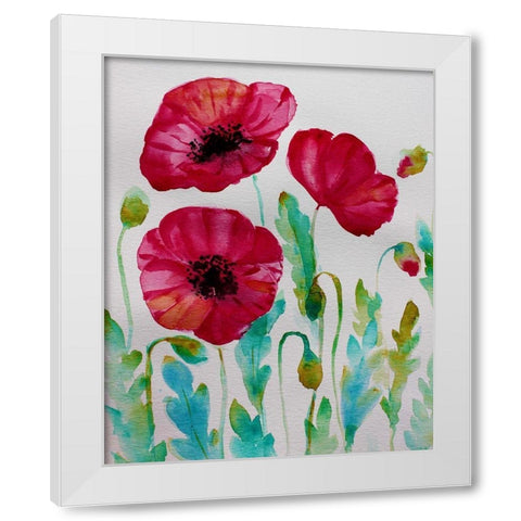 Pixie Pop 2 White Modern Wood Framed Art Print by Boho Hue Studio