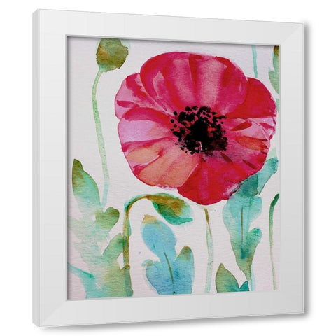 Pixie Pop 4 White Modern Wood Framed Art Print by Boho Hue Studio