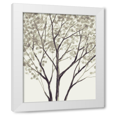 Wildwood White Modern Wood Framed Art Print by Boho Hue Studio