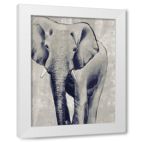 Wild Strong 3 White Modern Wood Framed Art Print by Boho Hue Studio