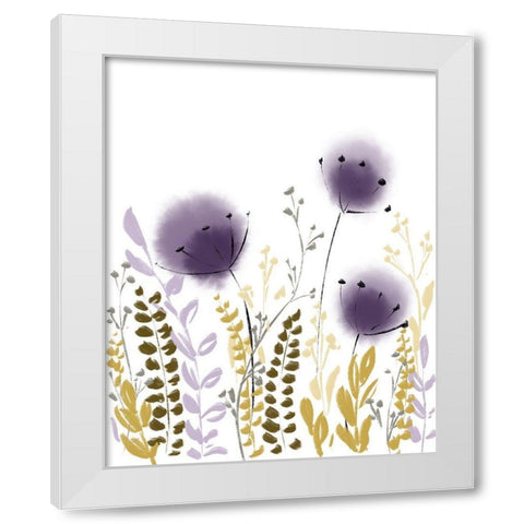 Field II White Modern Wood Framed Art Print by Boho Hue Studio