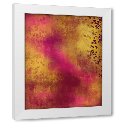 Abstract 1 White Modern Wood Framed Art Print by Boho Hue Studio
