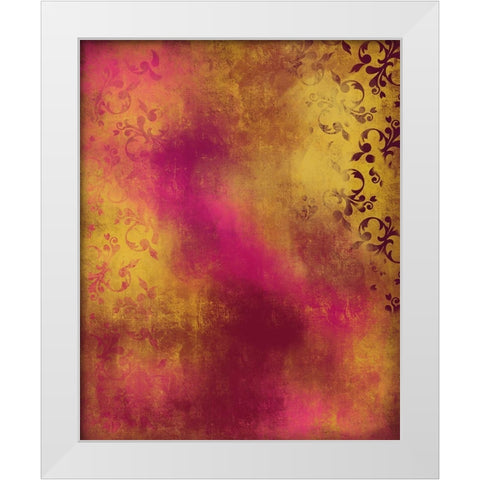 Abstract 1 White Modern Wood Framed Art Print by Boho Hue Studio