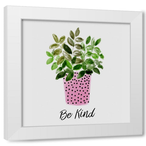 Nurtured Home 3 White Modern Wood Framed Art Print by Boho Hue Studio