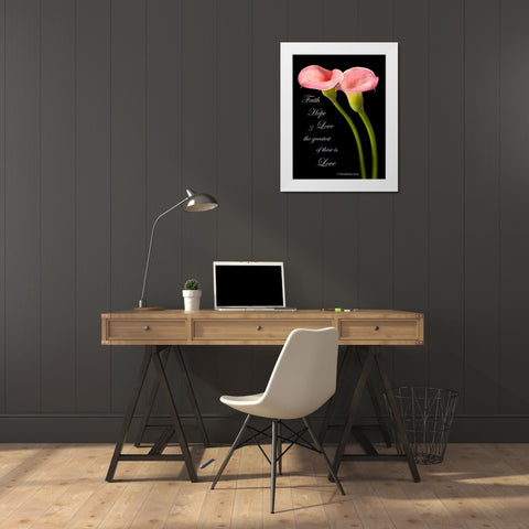 The Greatest Calla Lilies White Modern Wood Framed Art Print by Seidman, Barry