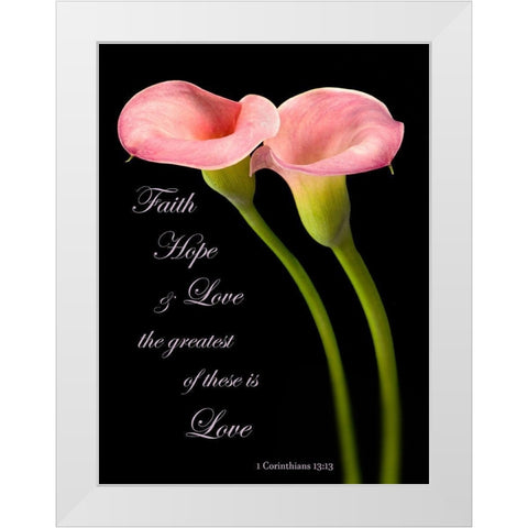The Greatest Calla Lilies White Modern Wood Framed Art Print by Seidman, Barry