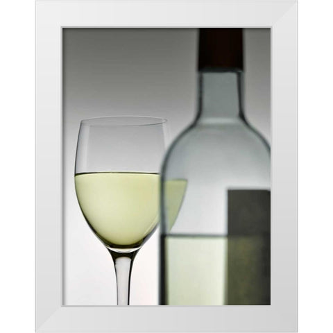 Mondrian White Modern Wood Framed Art Print by Seidman, Barry