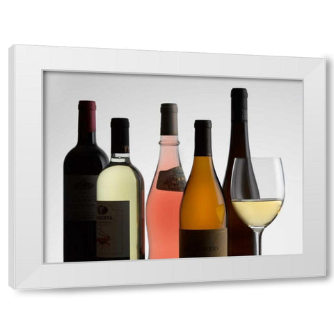 Bottle Neck 2 White Modern Wood Framed Art Print by Seidman, Barry