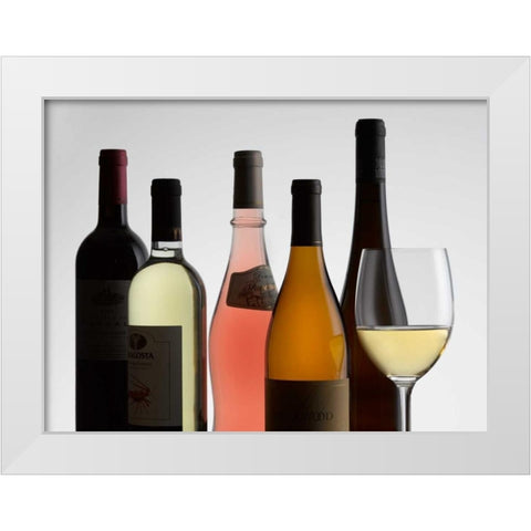 Bottle Neck 2 White Modern Wood Framed Art Print by Seidman, Barry