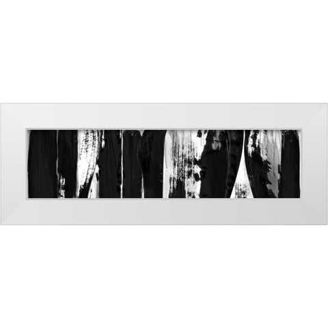 Over the Top 1 White Modern Wood Framed Art Print by Alvarez, Cynthia