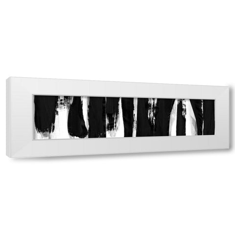 Over the Top2 White Modern Wood Framed Art Print by Alvarez, Cynthia