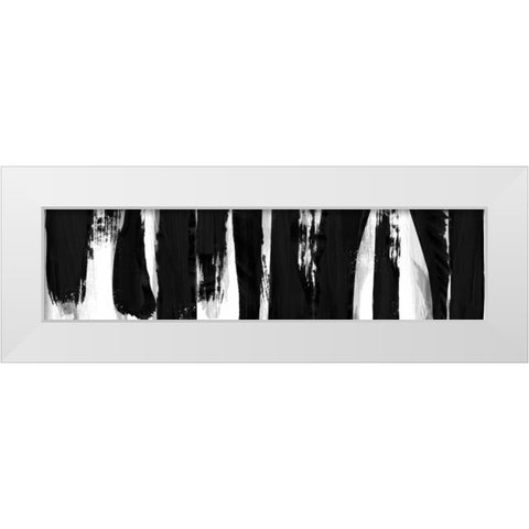 Over the Top2 White Modern Wood Framed Art Print by Alvarez, Cynthia