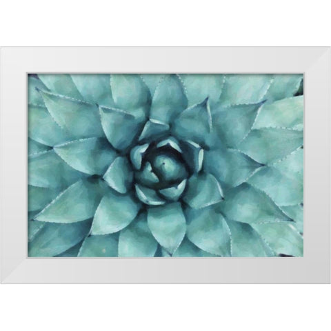 Painterly 1 White Modern Wood Framed Art Print by Alvarez, Cynthia