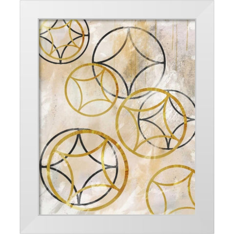 Sparkling Spheres 1 White Modern Wood Framed Art Print by Alvarez, Cynthia