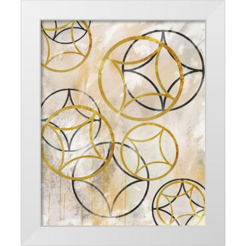 Sparkling Spheres 2 White Modern Wood Framed Art Print by Alvarez, Cynthia