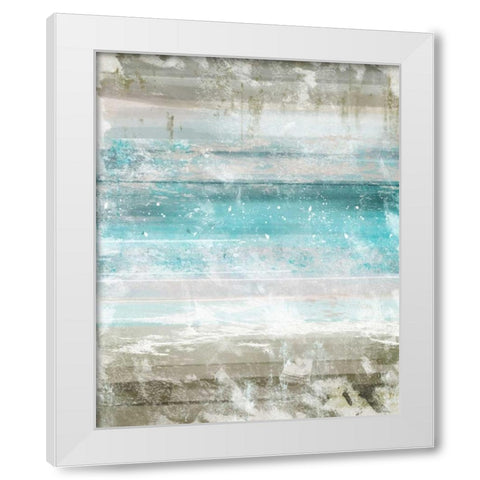 Aqua Space 2 White Modern Wood Framed Art Print by Alvarez, Cynthia
