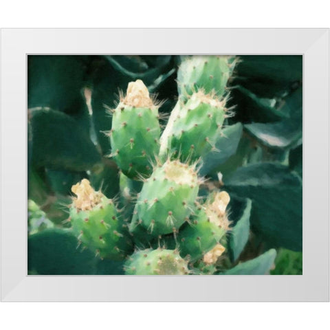 Sharp Needles White Modern Wood Framed Art Print by Alvarez, Cynthia