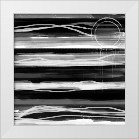 Toward the Line 1 White Modern Wood Framed Art Print by Alvarez, Cynthia