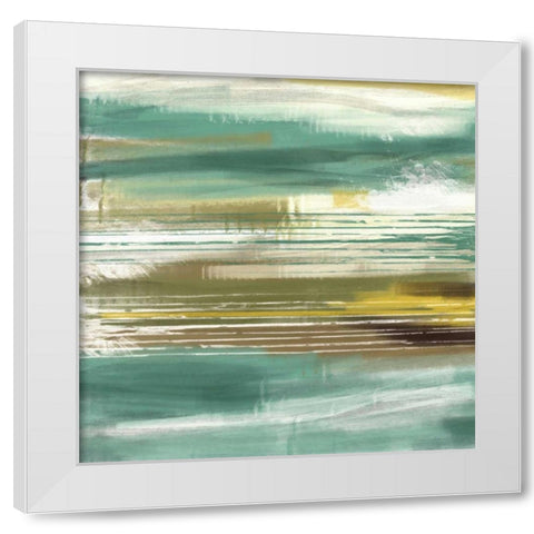 Cynthia Lines 1 White Modern Wood Framed Art Print by Alvarez, Cynthia