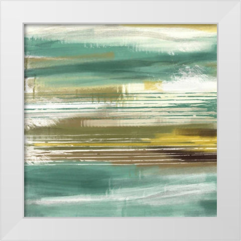 Cynthia Lines 1 White Modern Wood Framed Art Print by Alvarez, Cynthia